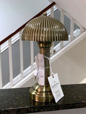 Target Fluted Brass Metal Rechargeable Table Lamp Hearth & and Hand Magnolia NEW